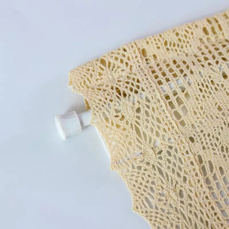 Шторы в американском стиле ручной работы с хлопковой нитью вязаные крючком