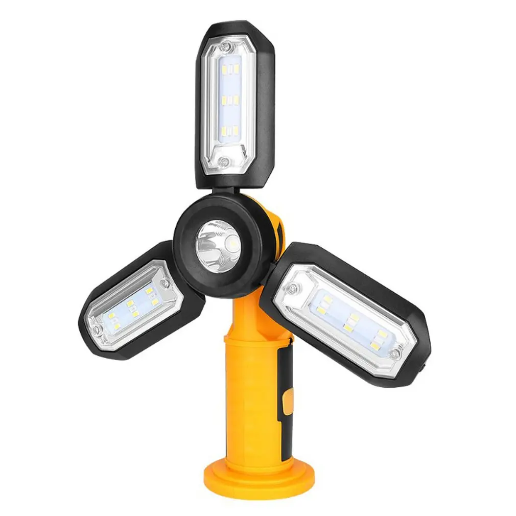 

Светодиодный Многофункциональный рабочий светильник COB, уличный светильник для технического обслуживания, аварийный светильник, перезаря...