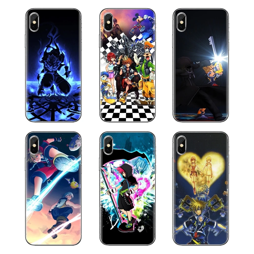 Transparent TPU Shell Covers Kingdom Heartss For Huawei Honor 7X V10 6C V9 6A Play 9 Mate 10 Pro Y7 Y5 P8 P10 Lite Plus GR5 2017 |