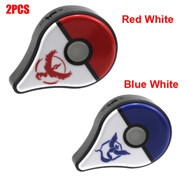 1 Red 1 Blue Перезаряжаемый Bluetooth браслет для Pokemon Go Plus с батареей внутри - Цвет: 1 Red 1 Blue