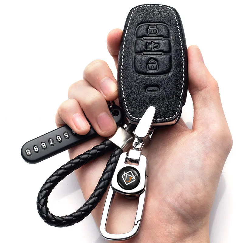 Кожаный чехол для автомобильных ключей Haval Hover купе H1 H2 H4 H6 H7 H8 H9 GMW 2015 C50 F5 F7 H2S Таль