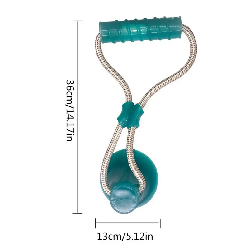 

Pet Dog Rubber Ball With Suction Cup Interactive Molar Chew Toy Self-Playing Teeth Cleaning Tools Dog Teeth Cleaning Pet Supplie