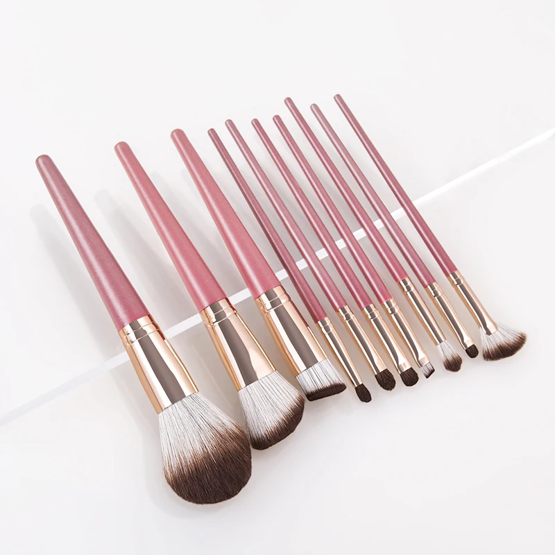 Saiantth 10 шт дымчатый фиолетовый Кисточки для макияжа комплект популярные