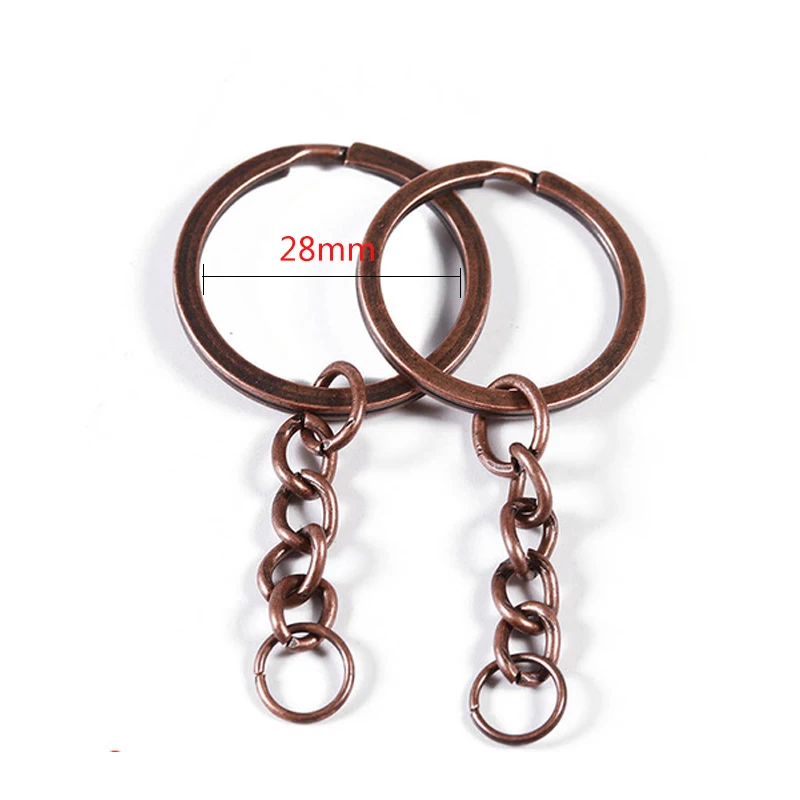 Новые поступления 5 шт./лот золотое родиевое античное бронзовое 28 мм кольцо для