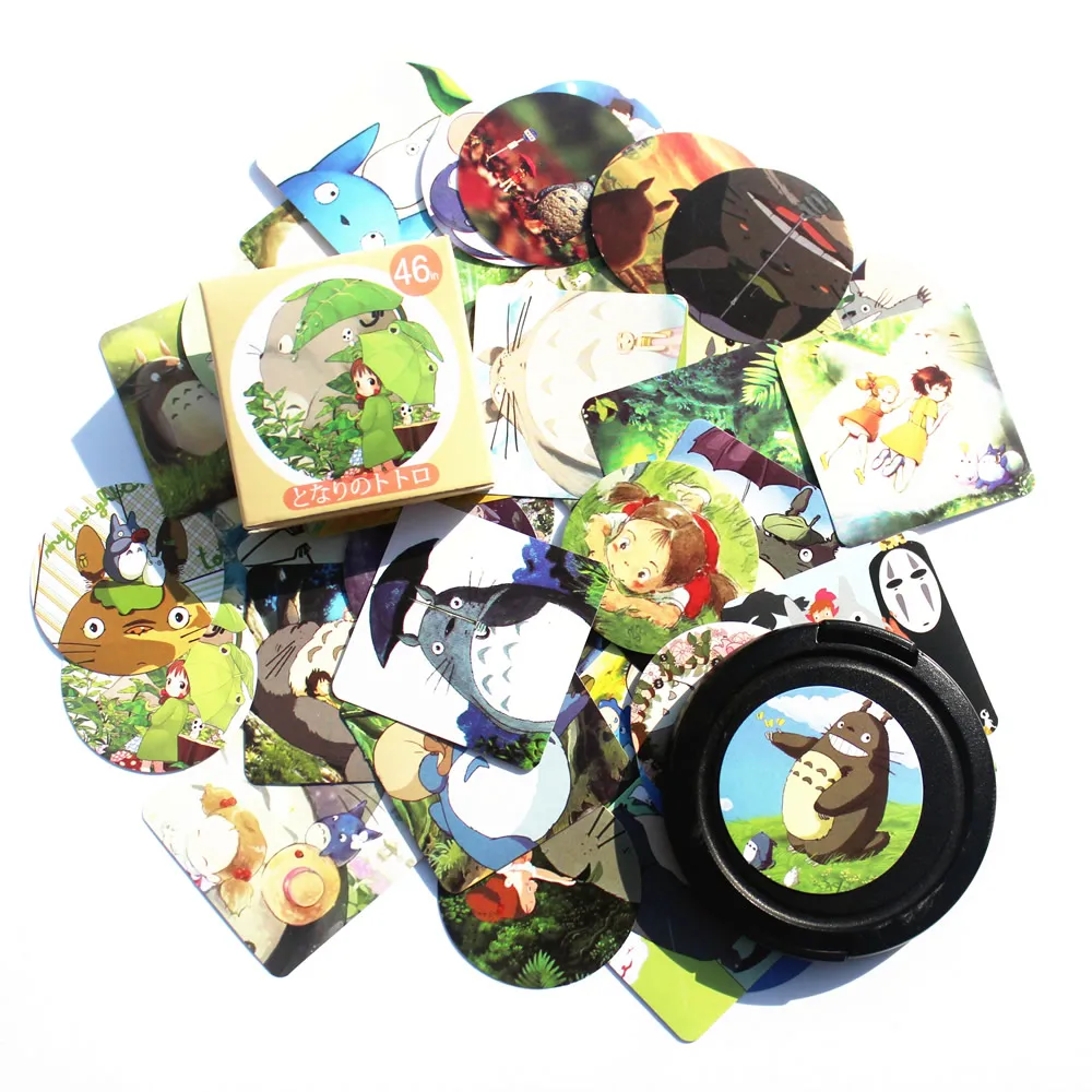 45 шт./кор. Хаяо Миядзаки Тоторо наклейки пакет разместил его Kawaii планировщик для