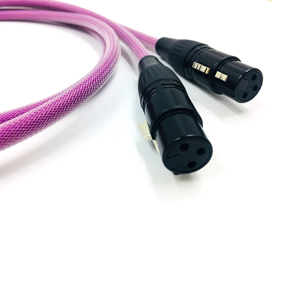 Colleimage HIFI RCA Male to Dual XLR Cable Hi-End Audio Audiophile CD DVD player Speaker Cables | Электроника