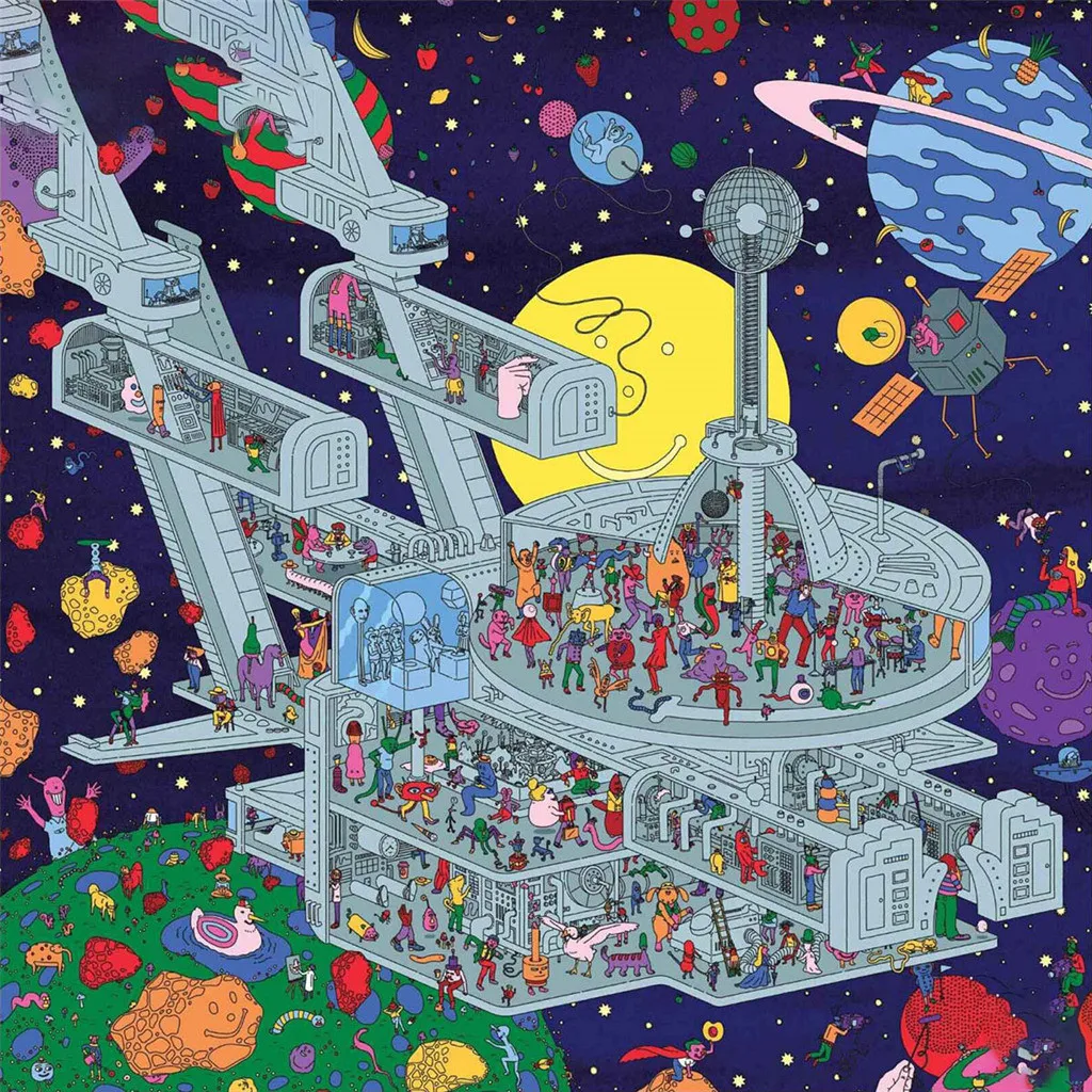 

Novel 1000 Piece Puzzle Colorful Fun Painting Square Jigsaw Toys Gifts Kids Adults Interaction Game Ornaments Decoration Present