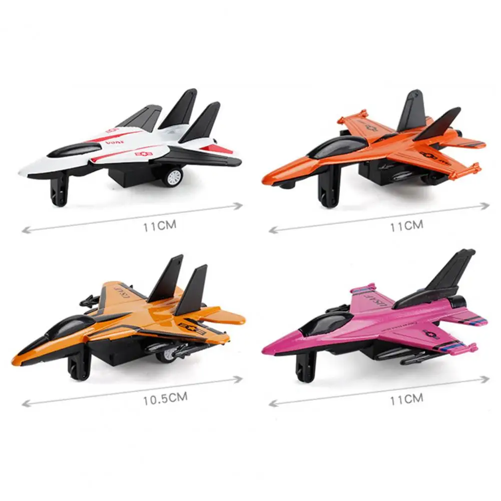 

4Pcs Simulation Mini Plastic Hand-eye Coordination Pull Back Airplane Model Toys for Kids