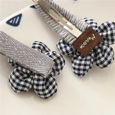 2 шт. детская заколка для волос ручной работы с цветами девочек Шпилька