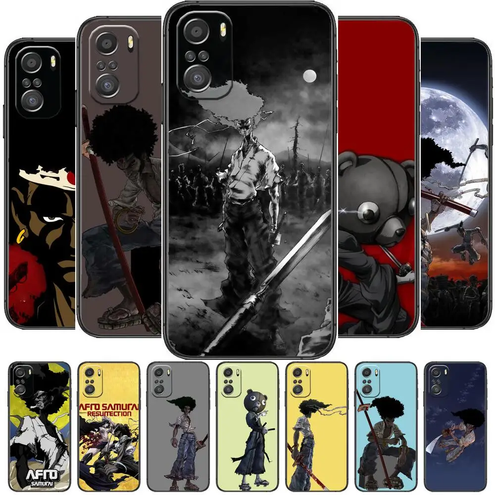 

anime afro samurai Phone Case For Xiaomi Redmi 11 lite 9C 8A 7A Pro 10T 5G Cover Mi 10 Ultra Poco M3 X3 NFC 8 SE cover