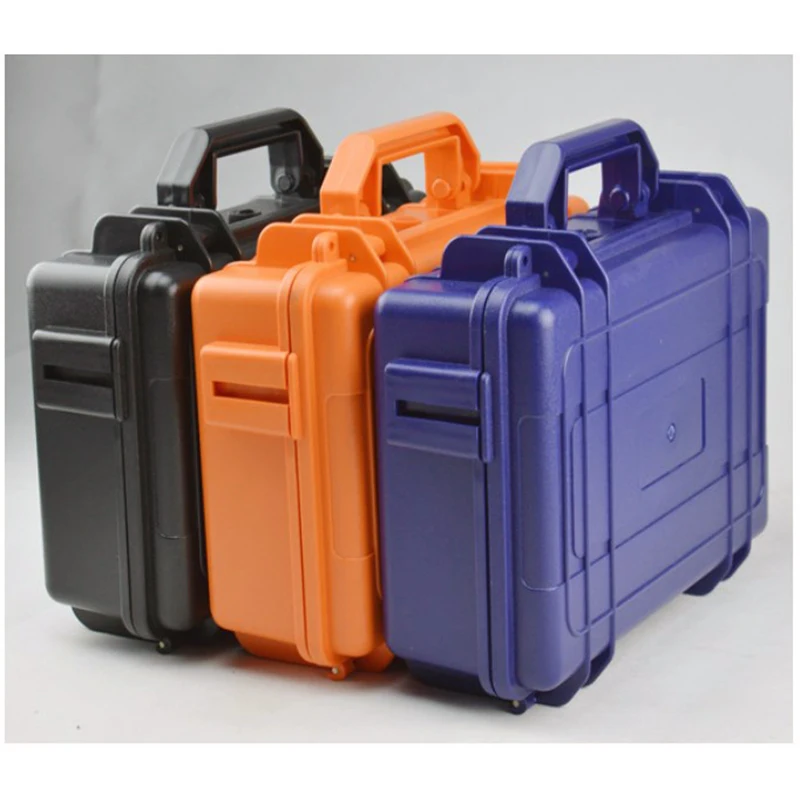 للبيع 5 Pcs Of IP68 Waterproof Tool Case Equipment Sealing Box Military Case ABS Plastic Box Safety Protection Box With Foam Lining