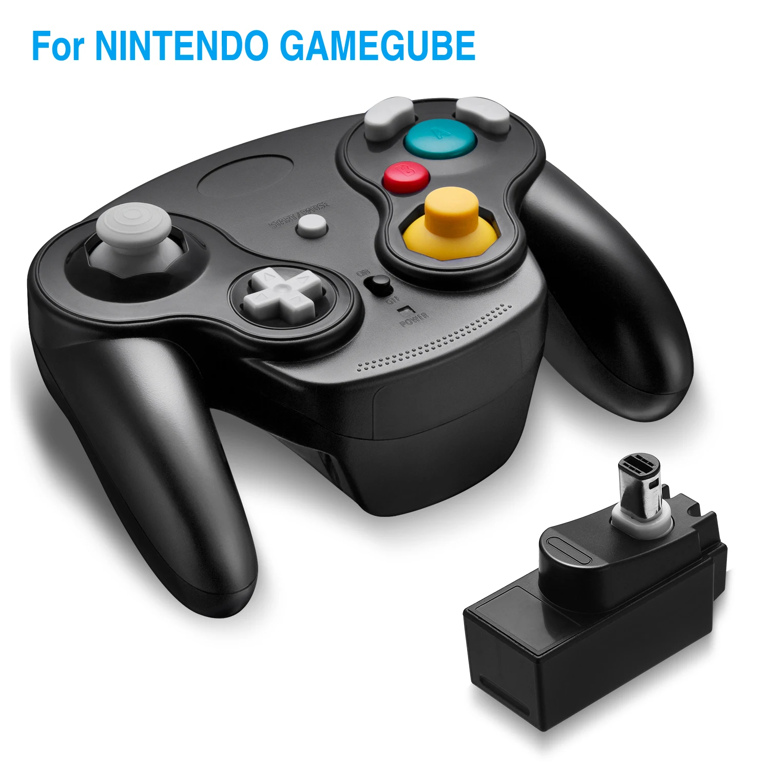 

Wireless Switch Controller For Nintendo GameCube Wii GC NGC 10m/33ft 2.4GHz RF Bluetooth Gamepad Joystick With Receiver