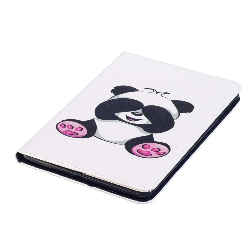 Новый модный кожаный чехол с милым принтом панды и совы для Apple ipad mini 1 2 3 мягкий