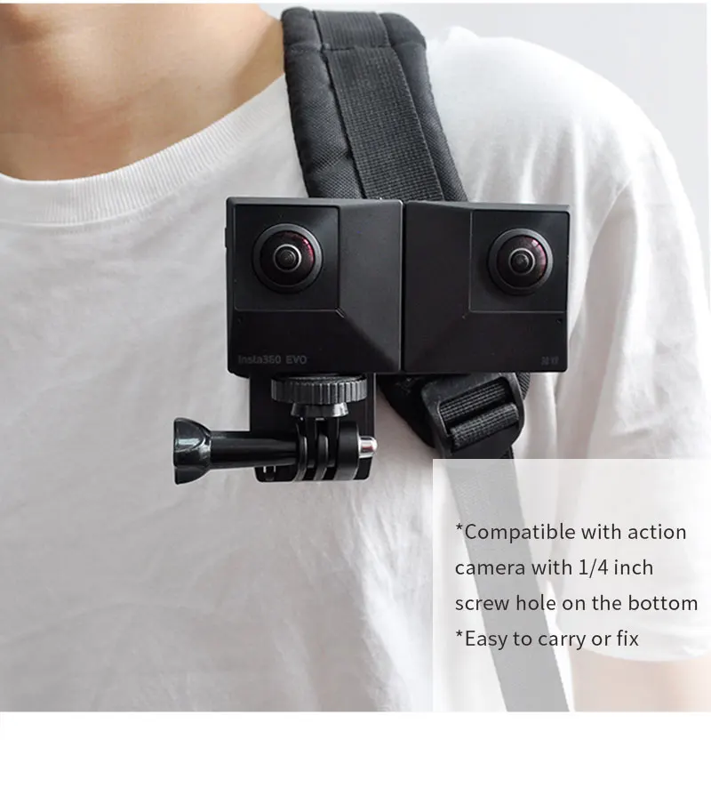 Экшн камера Insta360 ONE X EVO расширенные аксессуары набор зажимов для рюкзака камеры