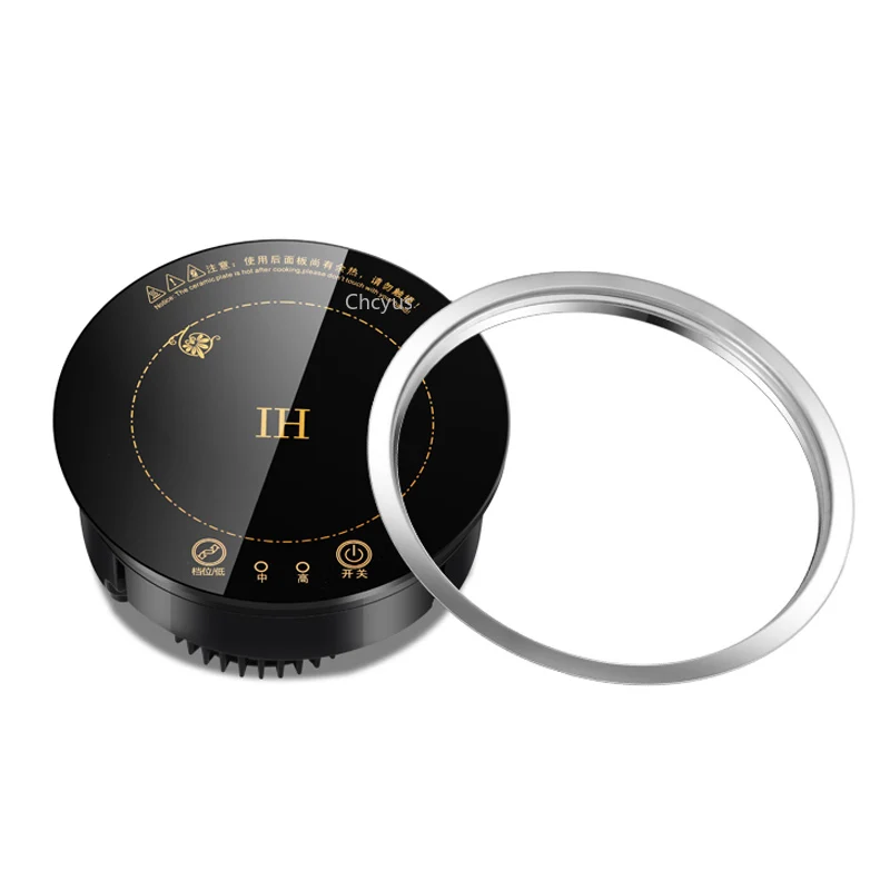 Электрическая индукционная мини плита электрическая с проводным управлением