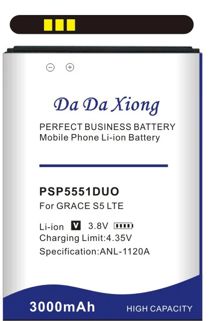 Аккумулятор на 3000 мА · ч для Prestigio Grace S5 PSP 5551 DUO Bateria LTE 5551DUO | Мобильные телефоны и