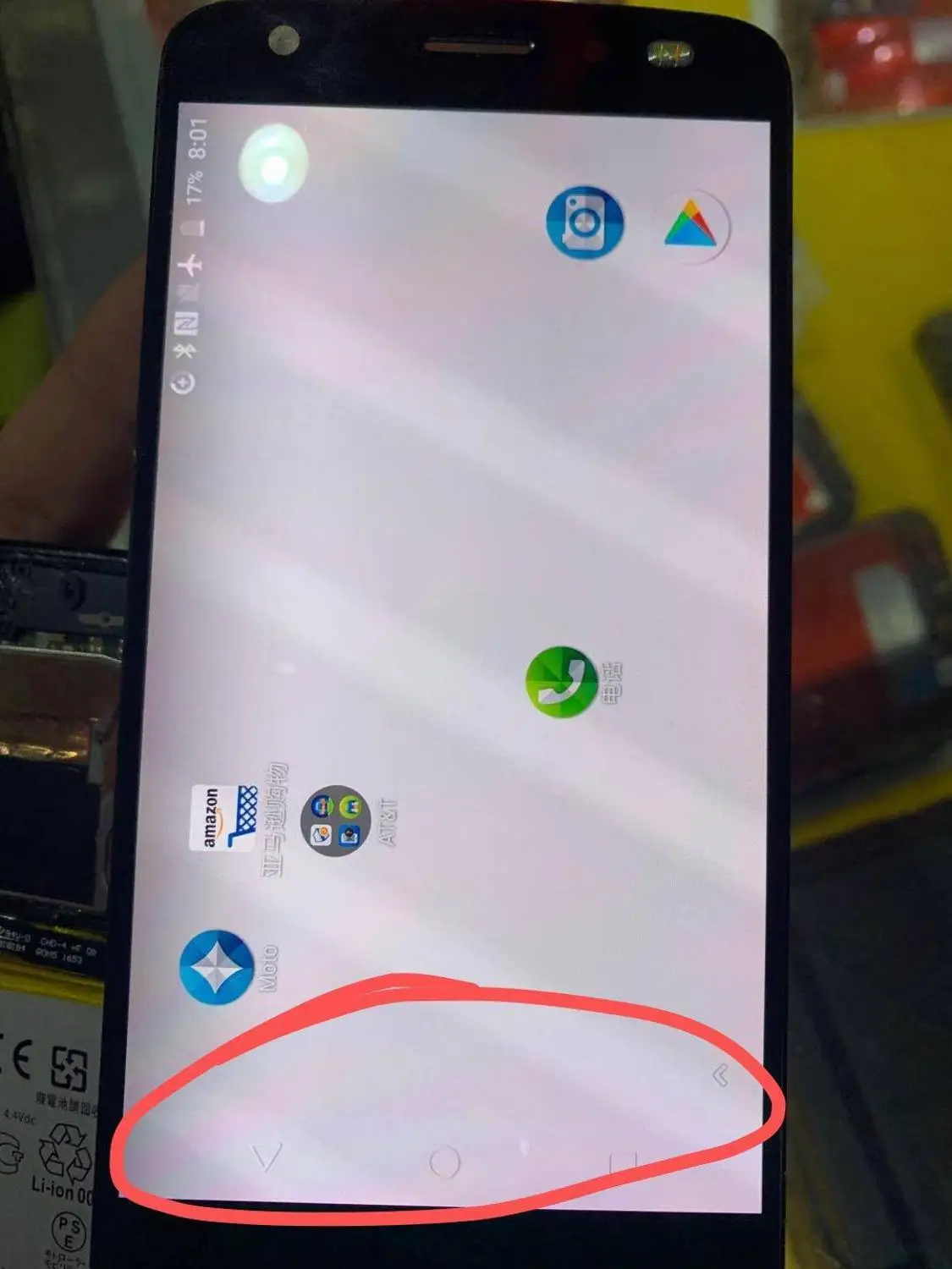 Оригинальный 5 &quotЖК дисплей для Motorola MOTO Z2 Force XT1789 сенсорный экран дигитайзер Moto с