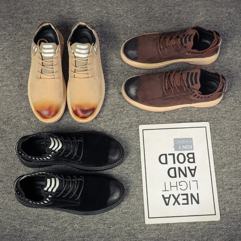 Мужские легкие кроссовки Повседневная Удобная обувь на плоской подошве с