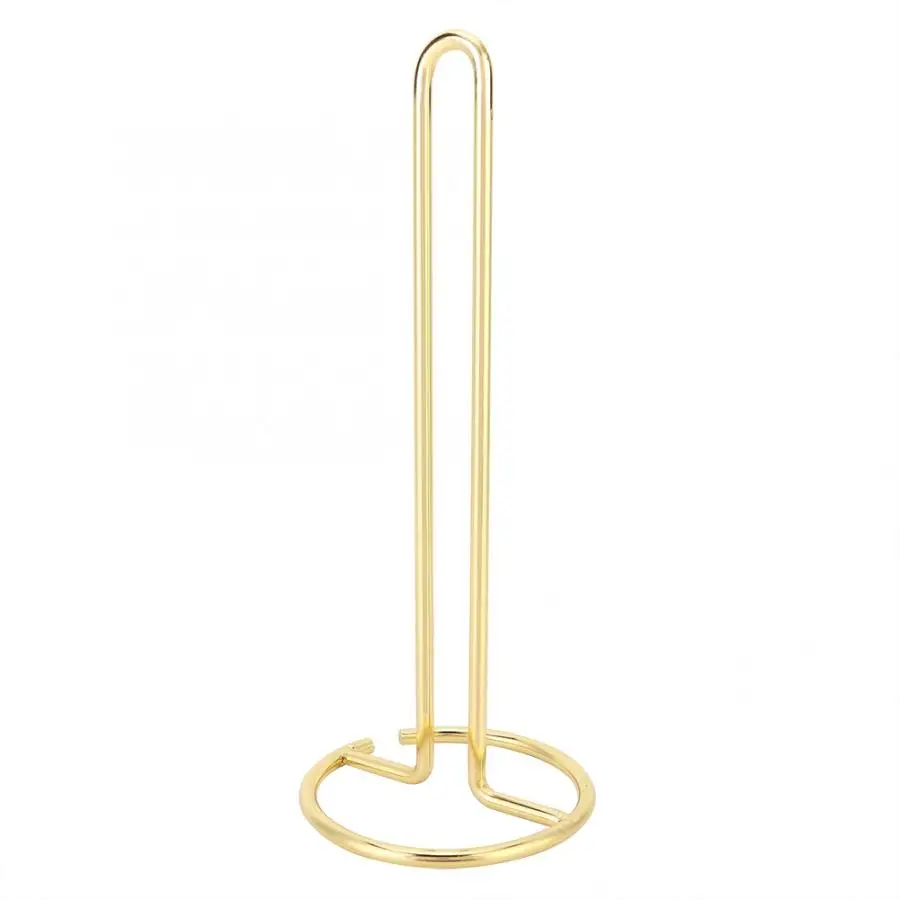 Золотые полки цвета розового золота металлические стойки просто рулонный