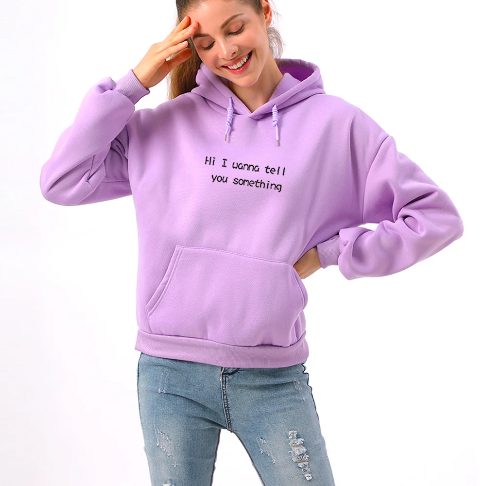 New Autumn Letter Print Sweatshirts Casual White Hoodies Womens Tops Winter Loose Hooded Sweetshirts Long Sleeves Graphic Jacket