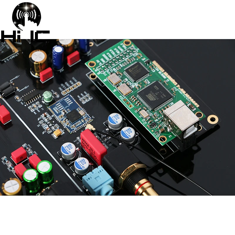 Двойной коаксиальный декодер ES9038Pro ЦАП оптический без потерь 384 кГц DSD 512