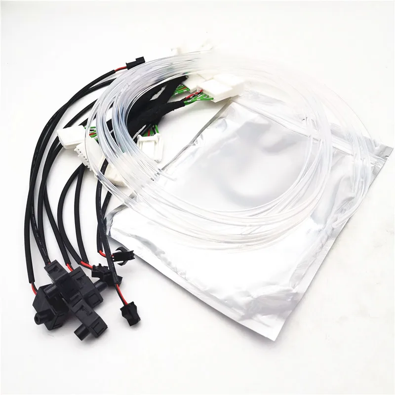 4 шт 12V ABS (продукты) направляющего волокна светодиодный светильник салона инструмент Панель отделка светодиодный Атмосфера светильник для Toyota Camry 2018-up