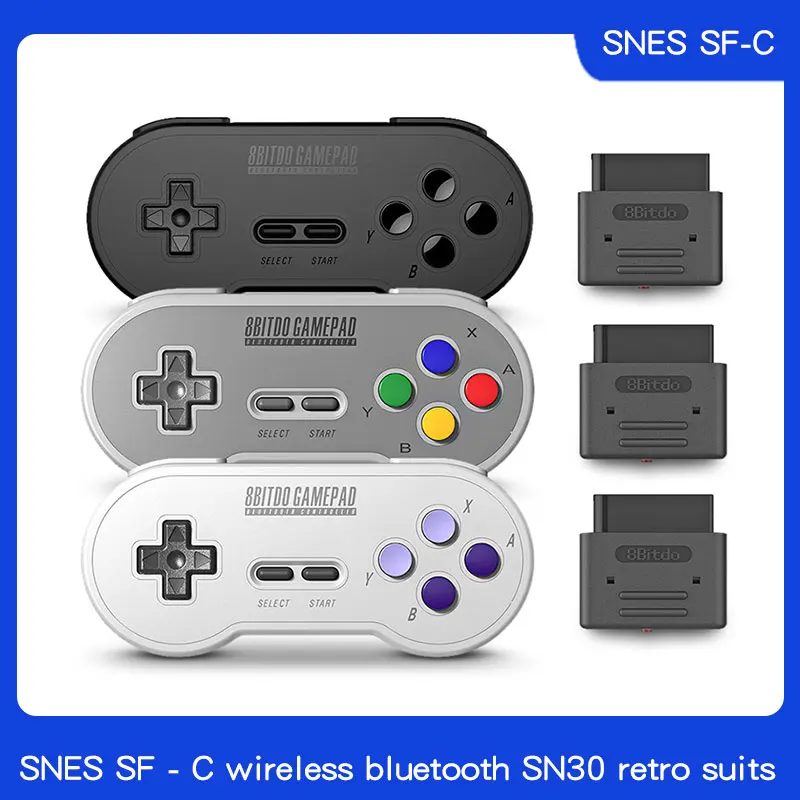 8bitdo Беспроводной Bluetooth SN30 ретро набор для nintendo SNES SF-C | Электроника