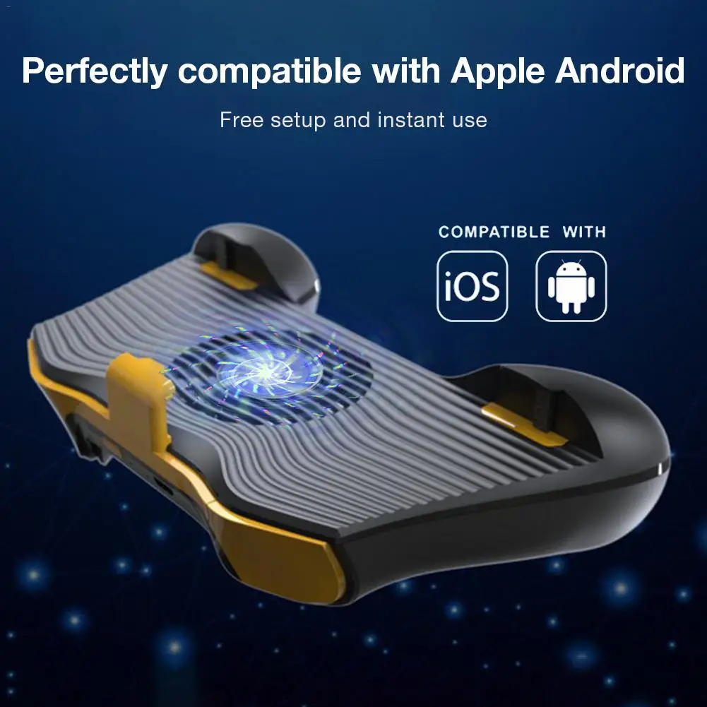 Мобильный игровой контроллер для PUGB Bluetooth Мобильный Джойстик Геймпад охлаждающая UGB Ручка для Apple Android iOS игры аксессуары