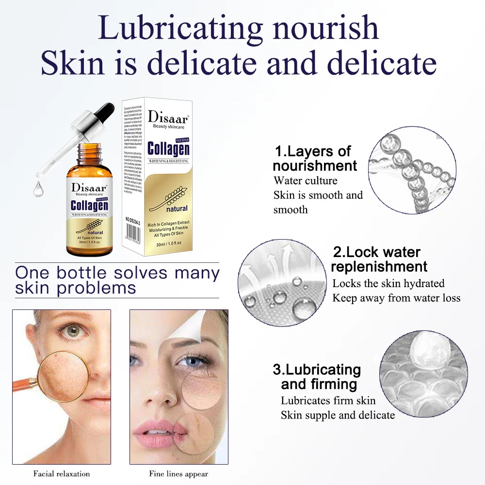 

High Pure Hyaluronic Acid Serum Moisturizing Collagen Skin Repair Essence Whitening Anti Wrinkle Face Cream Acne Treatment