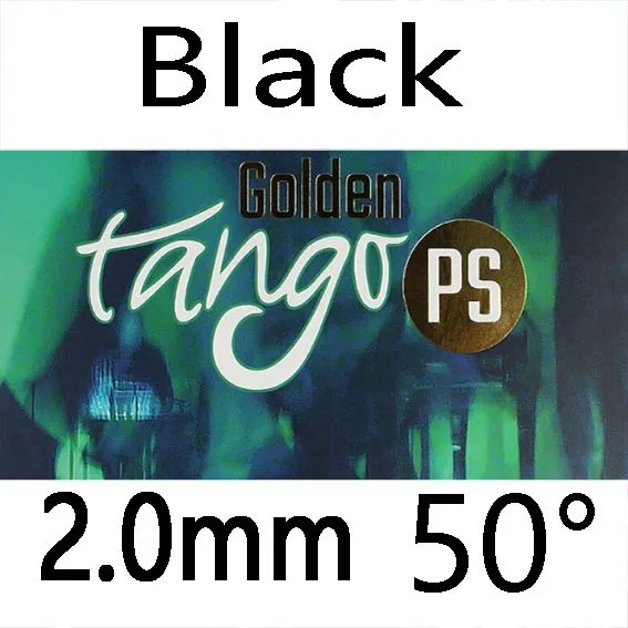 Black 2.0mm H50 Joola Golden Tango PS POWER SPONGE(липкий удар) Настольный теннис резиновая губка для пинг-понга - Цвет: Black 2.0mm H50