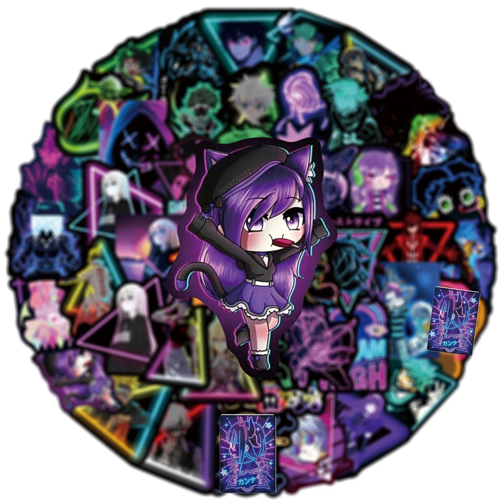 103050pcs neon mix anime my hero academia graffiti stickers car computer phone bike laptop cool waterproof sticker for kids free global shipping
