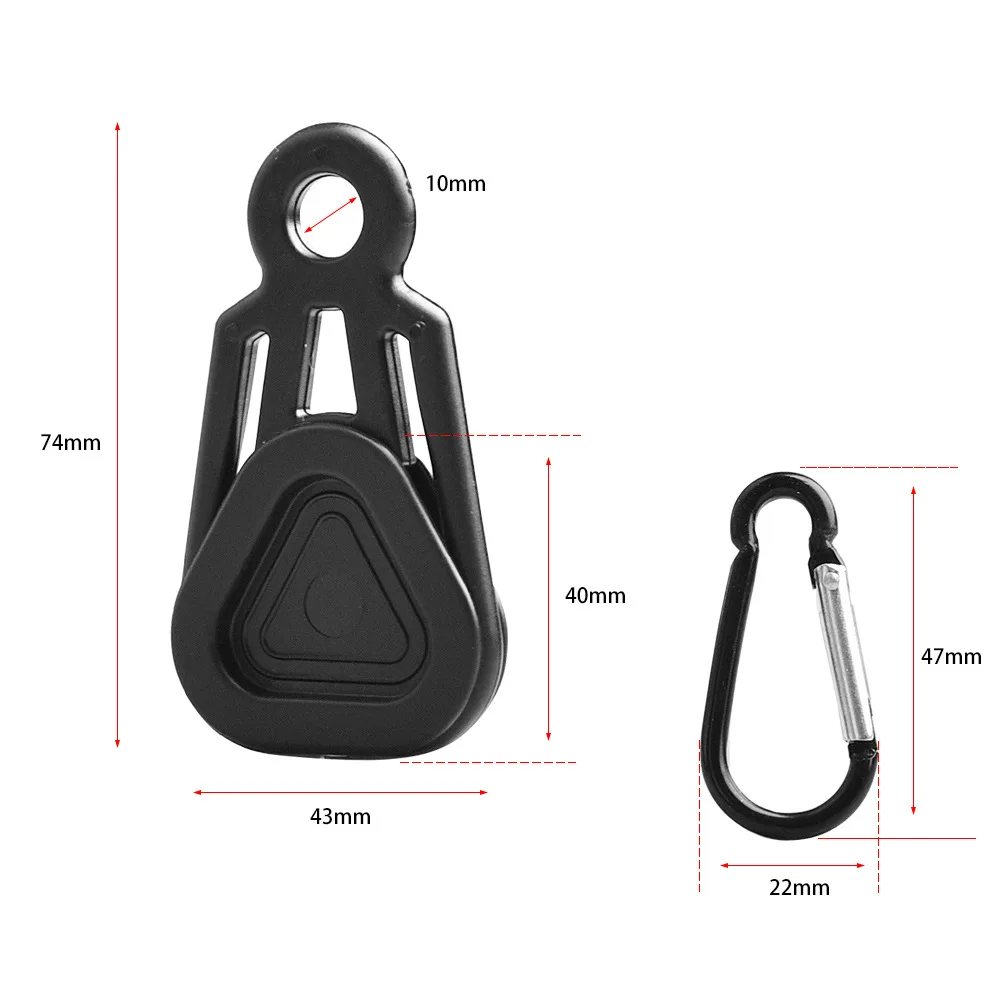 

10pcs Heavy Duty Tent Clip Wind Rope Clamp Awning Pull point Clip Camping tent Hook Windproof Rope Barb ClipTent Accessories