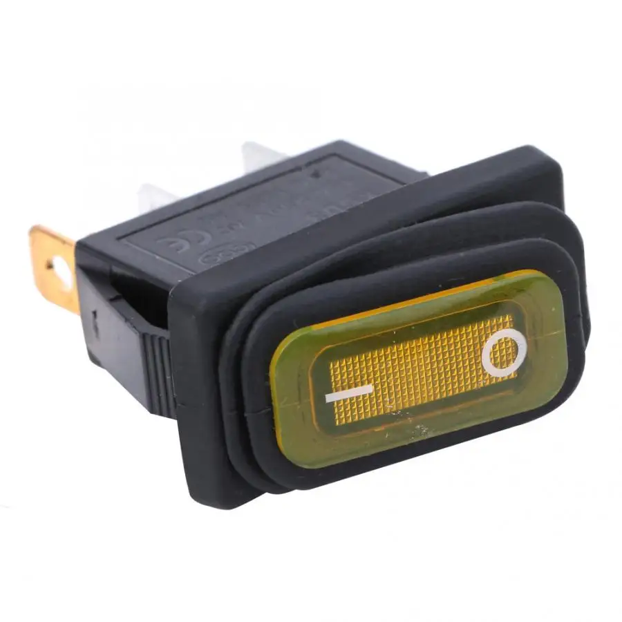 Выключатель питания 3 шт. выключатель света водонепроницаемая лампа Pin Тип