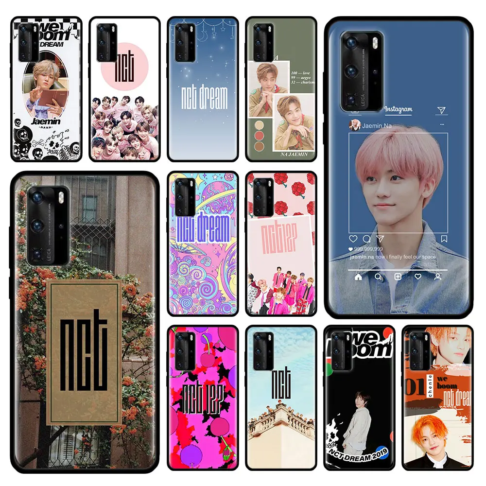 Чехол NCT U 127 DREAM kpop для Huawei P20 P40 Lite E P30 Pro P10 P Smart Z Plus 2019 черный силиконовый чехол