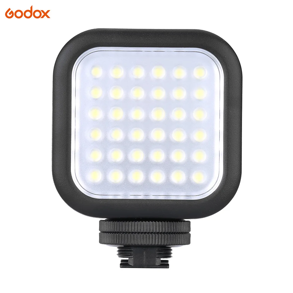 

Original Godox LED36 LED Video Light 36 LED Lights Lamp Photographic Lighting 5500~6500K for DSLR Camera Camcorder mini DVR