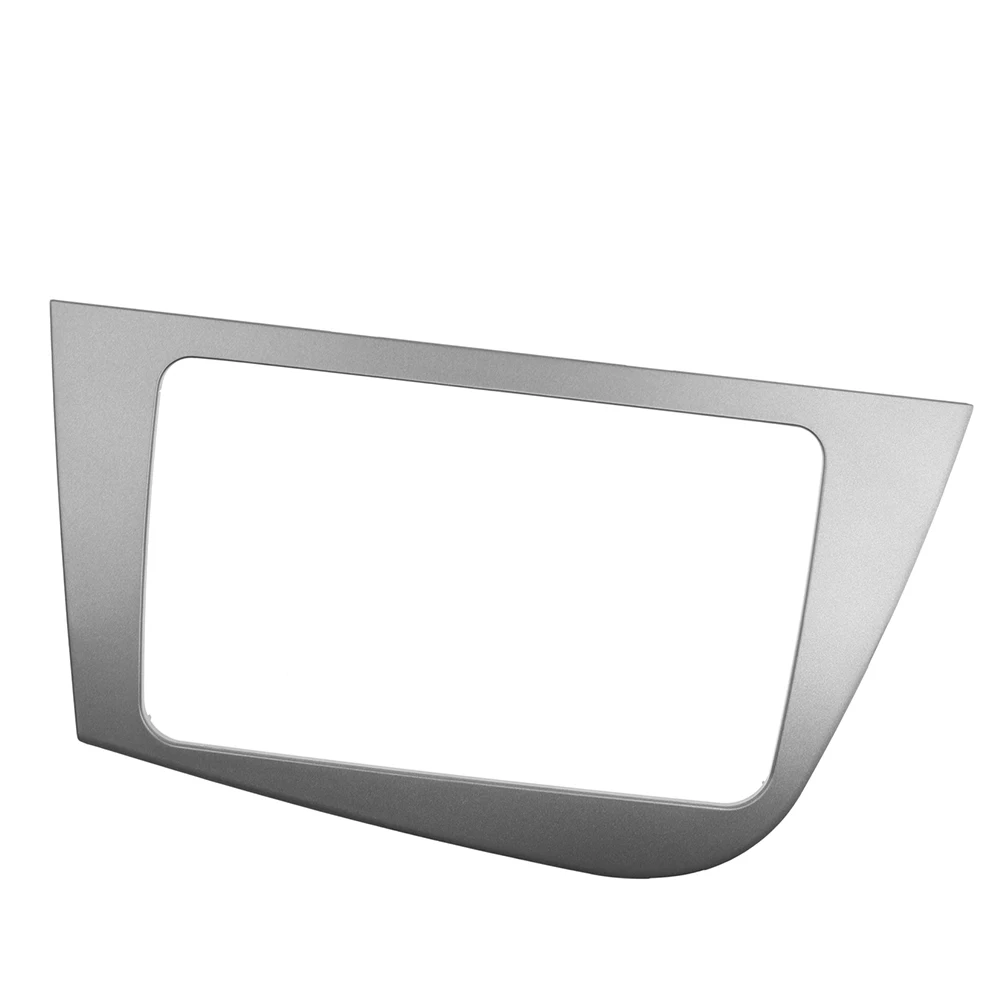 Doppelte 2-Din-Blende für Seat Leon LHD Radio GPS Stereo Radio Panel Dash Montage Installation Trim Kit Gesichtsrahmen Lünette – Detail 2