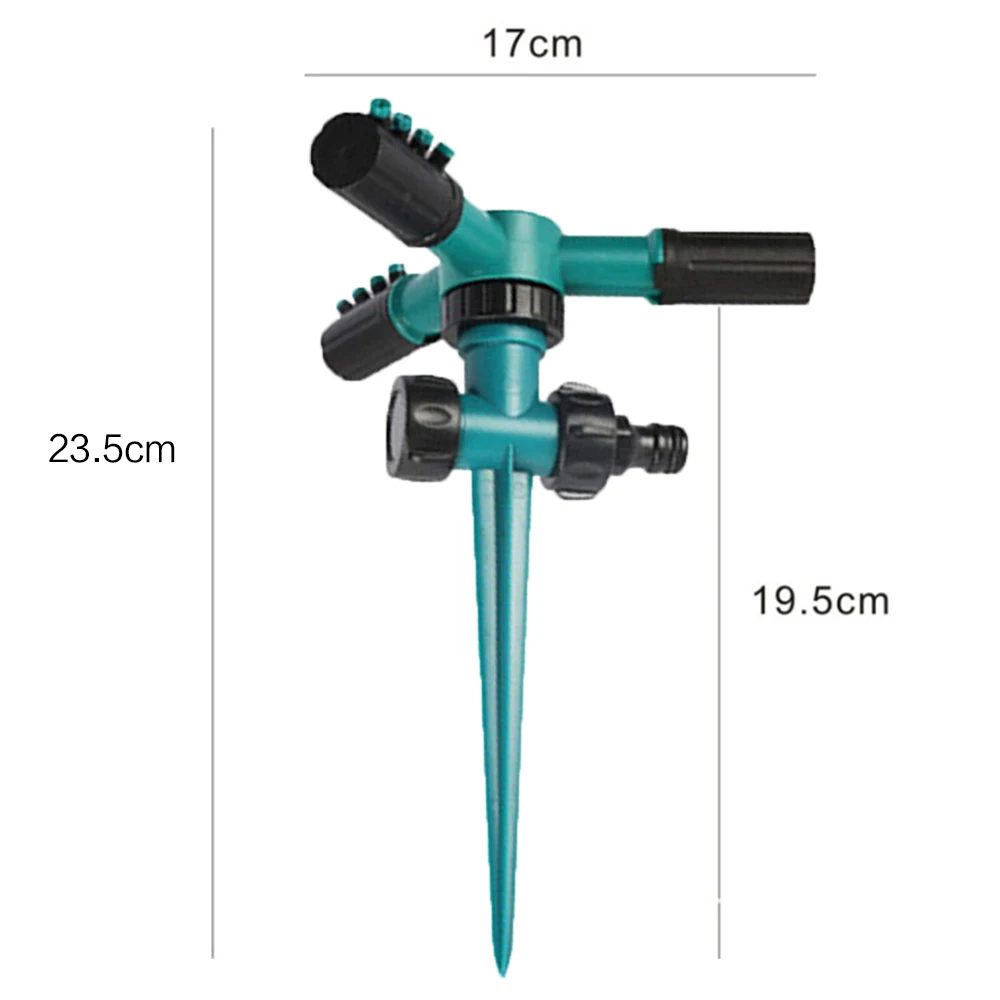 

360 Automatic Rotating Lawn Sprinkler Garden Water Sprinkler Irrigation Garden Lawn Irrigation ABS Sprinklers Nozzle