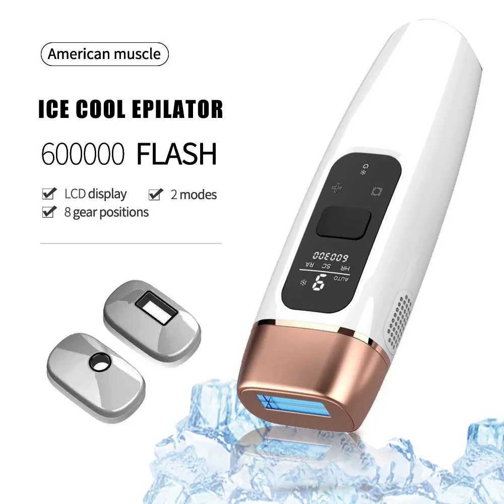 

Kyliebeauty 4in1 Icecool IPL Epilator Laser Hair Removal Permanent For Face Body Leg Bikini Electric Depiladora Laser Epilator