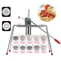 household small manual noodle maker hand operated spaghetti pasta cutter stainless steel pressing machine