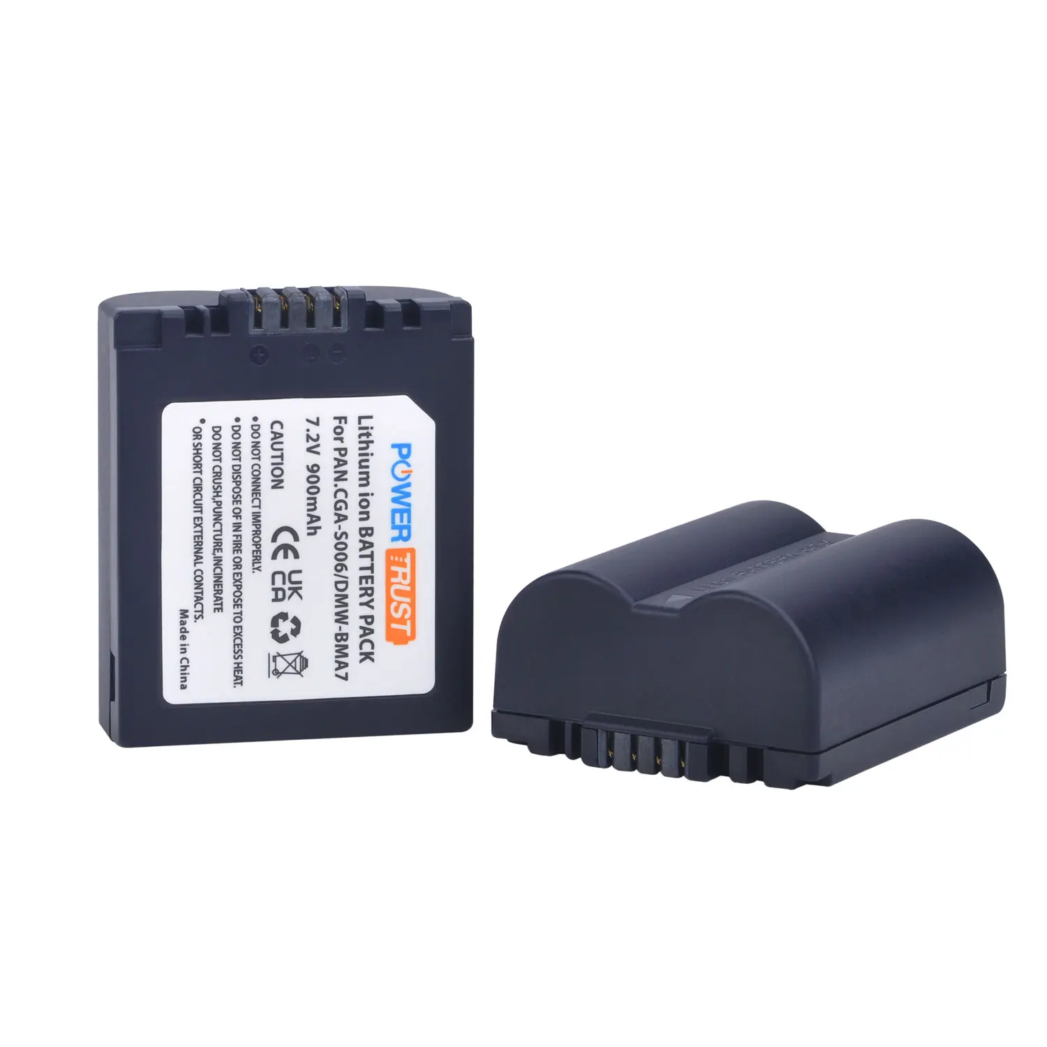 Аккумулятор 900 мАч CGA-S006 CGA S006E DMW-BMA7 + зарядное устройство со встроенным USB для Panasonic