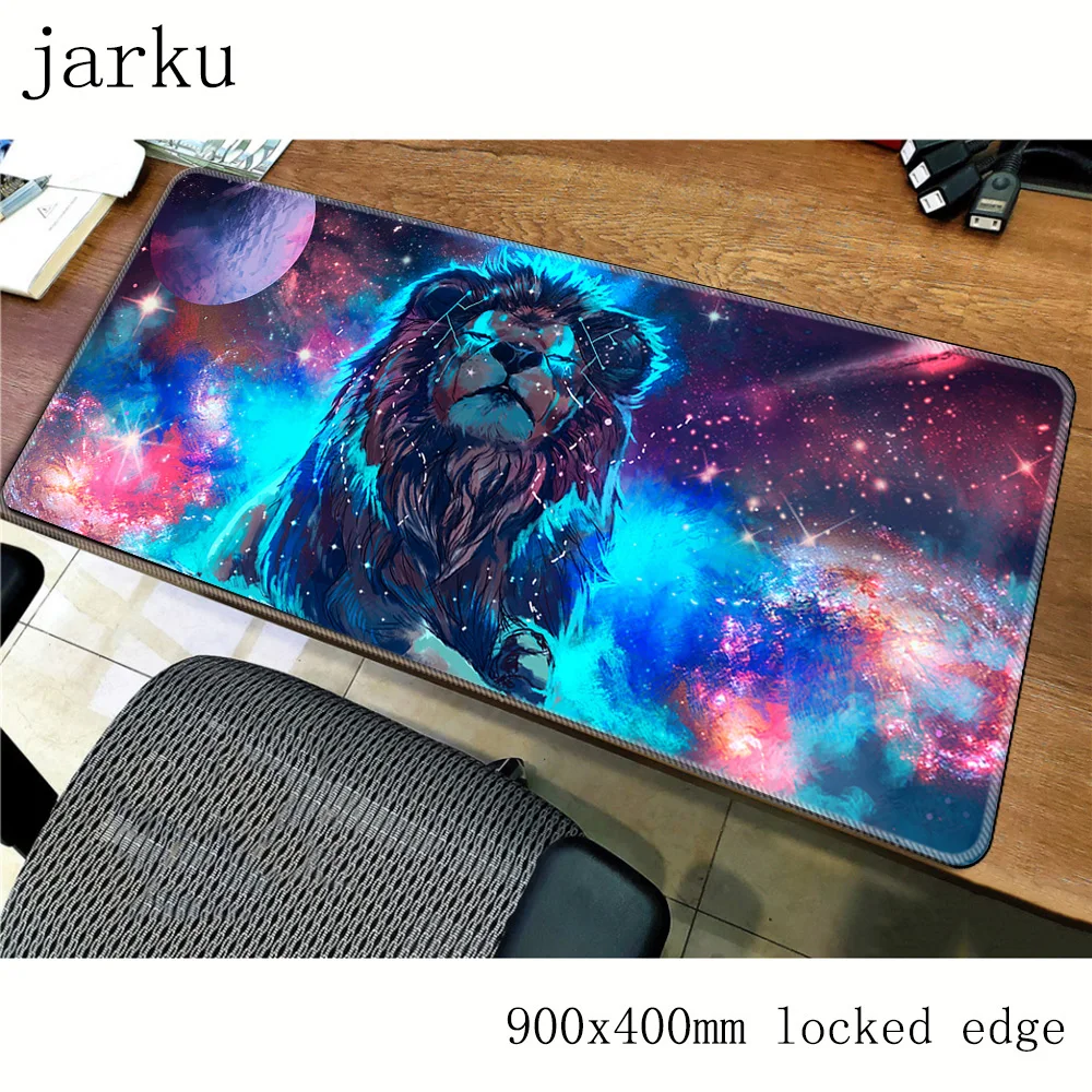 Кошек коврик для игровой мыши 900x400X3MM Большой Леопард подарки ноутбук аксессуары