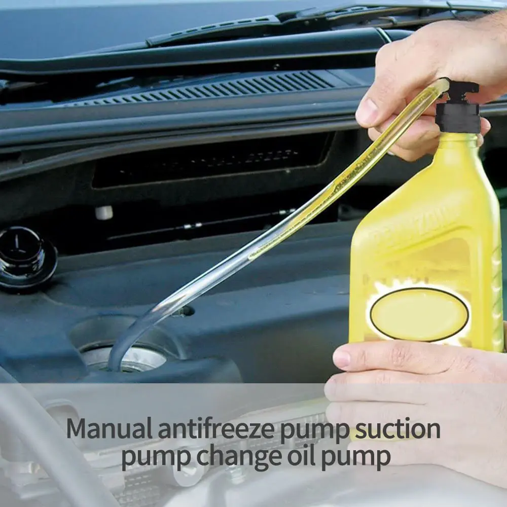 1set Fuel Oil Hand Siphon Pump Manual Transfer Petrol Liquid Fluid Car Gas Syphon |