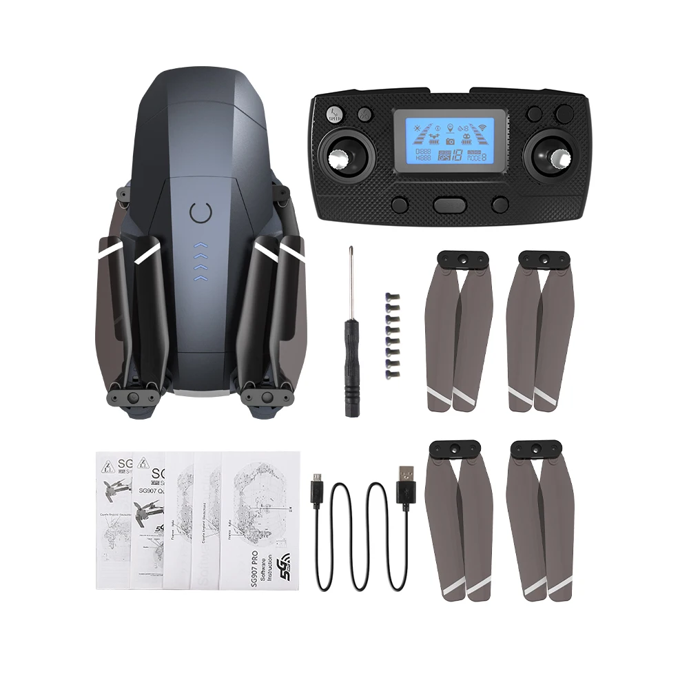 

SG907 Pro GPS Drone with 5G WIFI 4K HD Dual Camera Professional Aerial Photography 2-Axis Gimbal RC Foldable Quadcopter Toy Gift