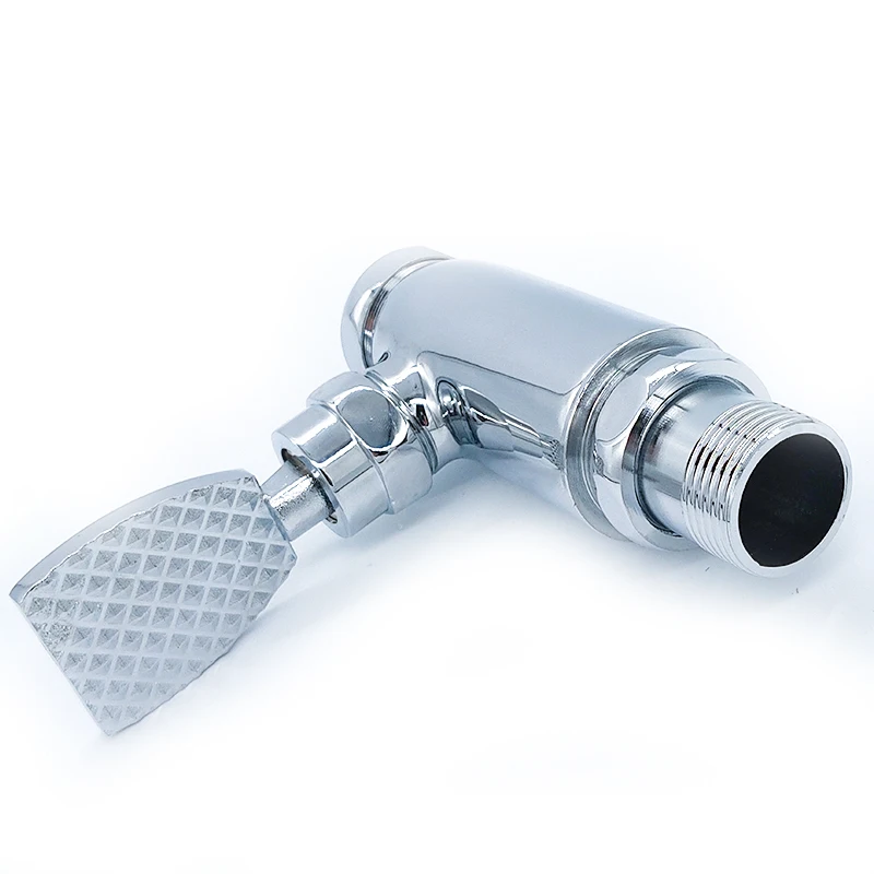 Писсуар для ванной и туалета смывной клапан педаль промывки ножной подающий тип