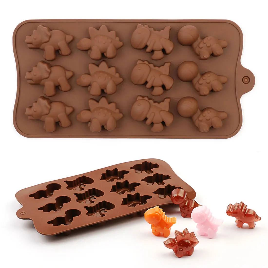 

Animal Silicone Mold Dinosaur Shape Chocolate Soap Cake Decorating DIY Kitchenware Bakeware Ice Mold Baking Tools Multi-styles
