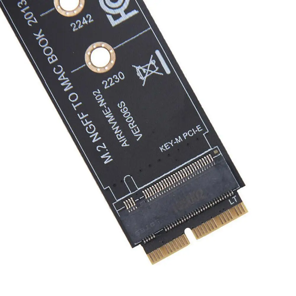 M ключ M.2 PCIe AHCI SSD адаптер карты для MACBOOK Air 2013 2014 2015 2017 A1465 A1466 Pro A1398 A1502 a1419 2230 2280