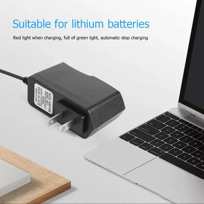 

DC12.6V 1A 18650 Lithium Battery Charger 5.5x2.1mm Power Adapter Charger
