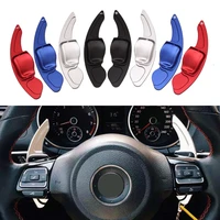 car steering wheel paddle extend dsg direct shift gear paddle extension for vw tiguan golf 6 mk5 mk6 jetta gti r20 r36 blue red