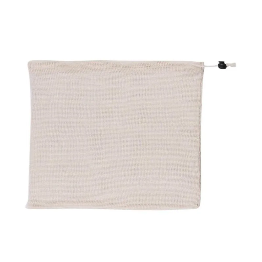 Многоразовый мешок на шнурке для покупок многоразовый из органического хлопка с