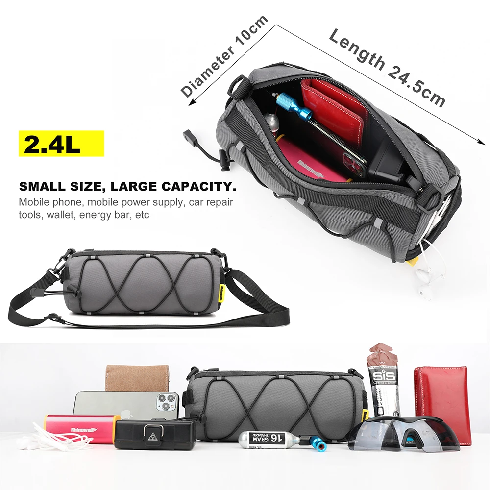 Rhinowalk Bike Front Tube Bag Bicycle Handlebar Basket Pack Cycling Frame Pannier Accessories Commuter Messenger | Спорт и